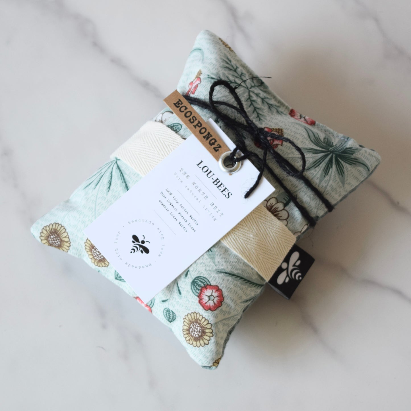Eco Kitchen Sponge in William Morris Print