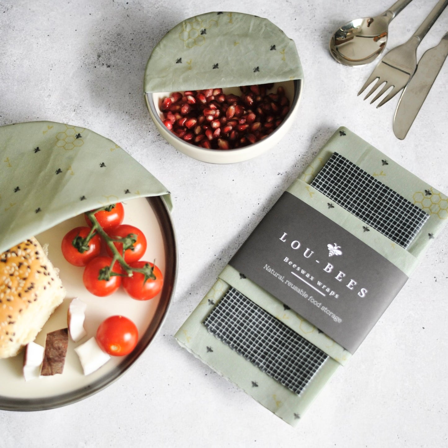 Lou-bees Sage-Green wraps