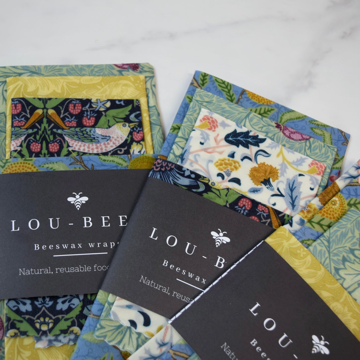 William Morris country View Beeswax wraps