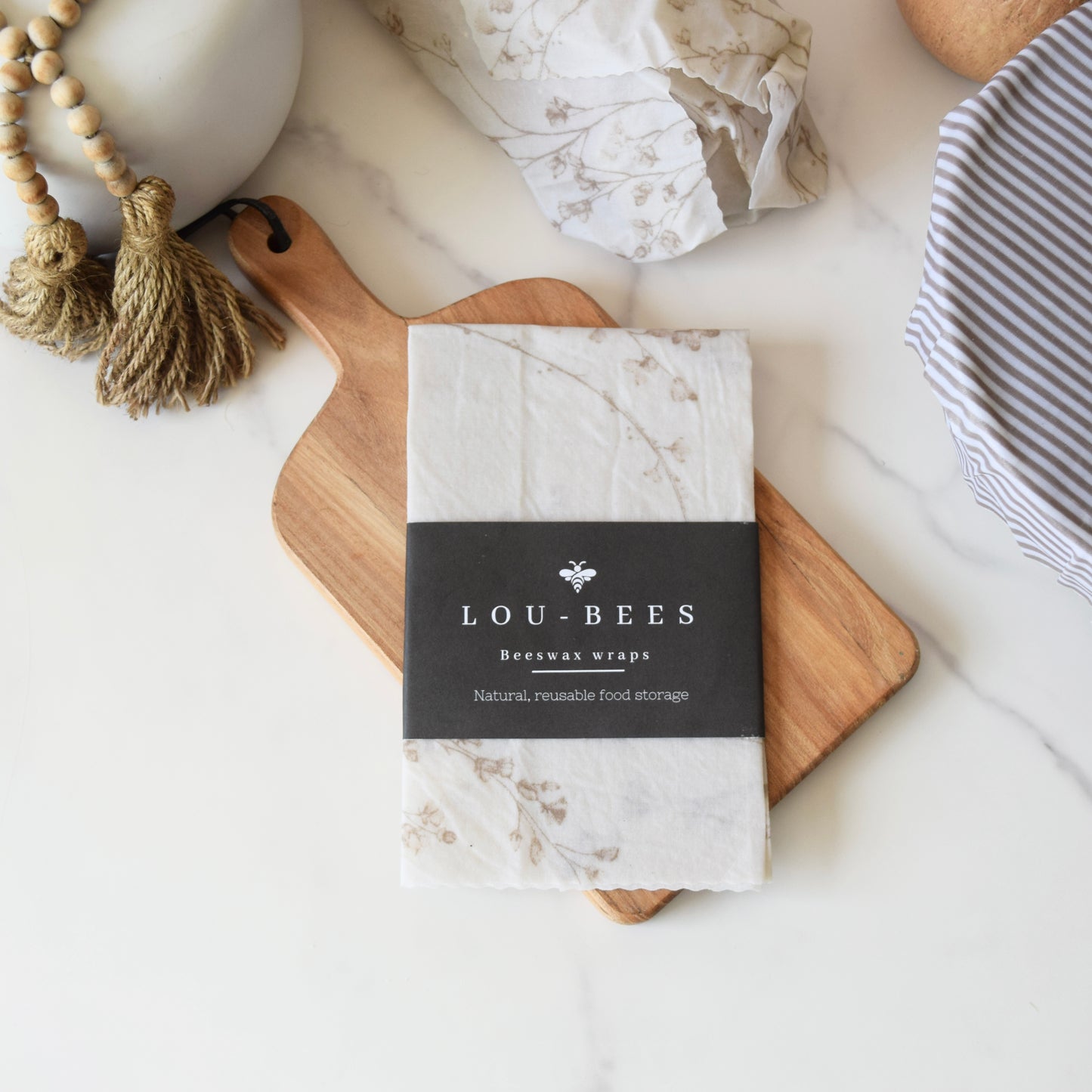 Edited Life Organic Beeswax Wrap – Natural Cotton Singlet