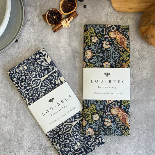 William Morris Beeswax Bag