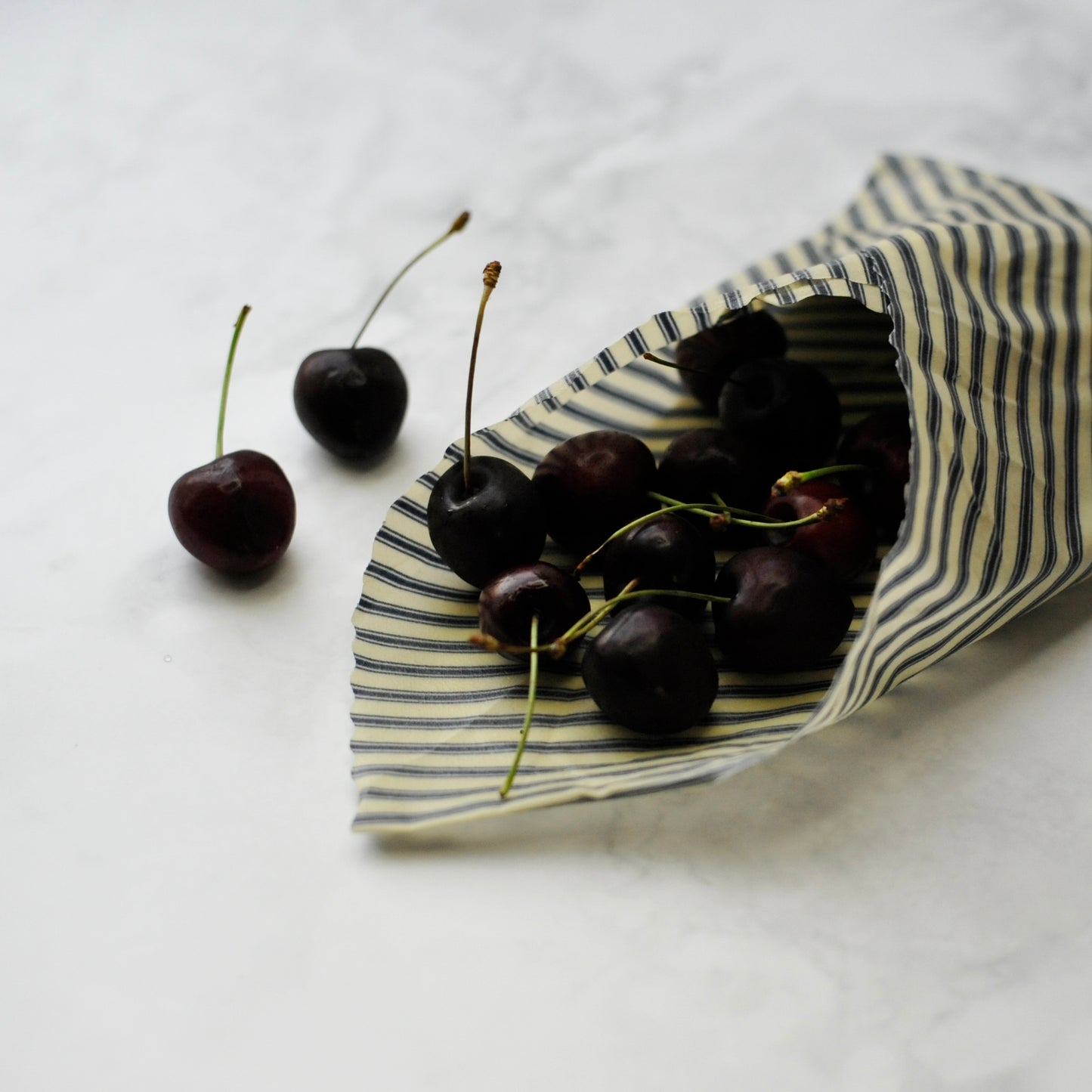 French Market Striped Beeswax Wrap Set