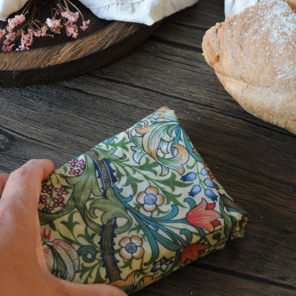 William Morris Beeswax Wraps – Single 14” × 11” | Choose Your Design