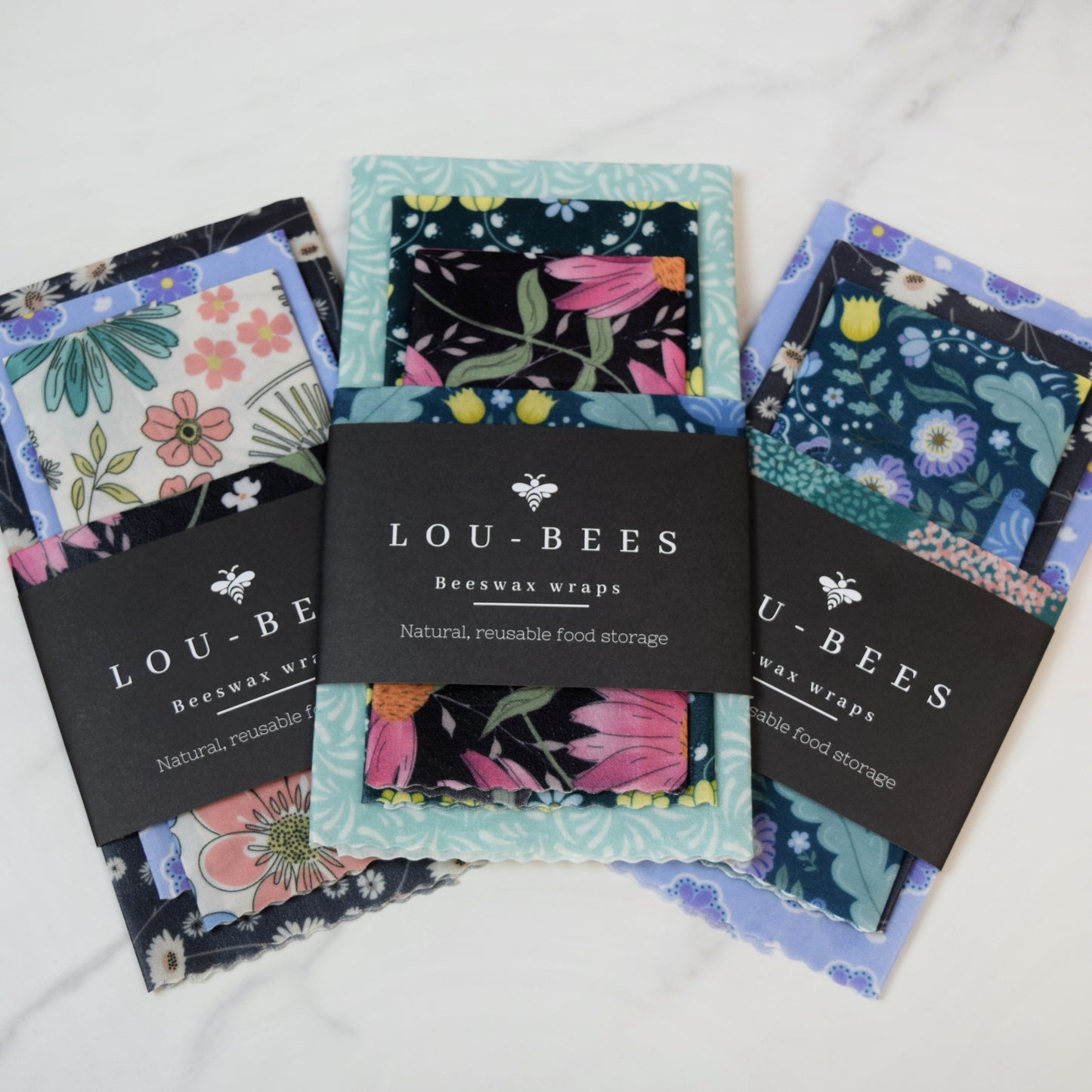 Seasonal Surprise Beeswax Wraps – 4 Pack