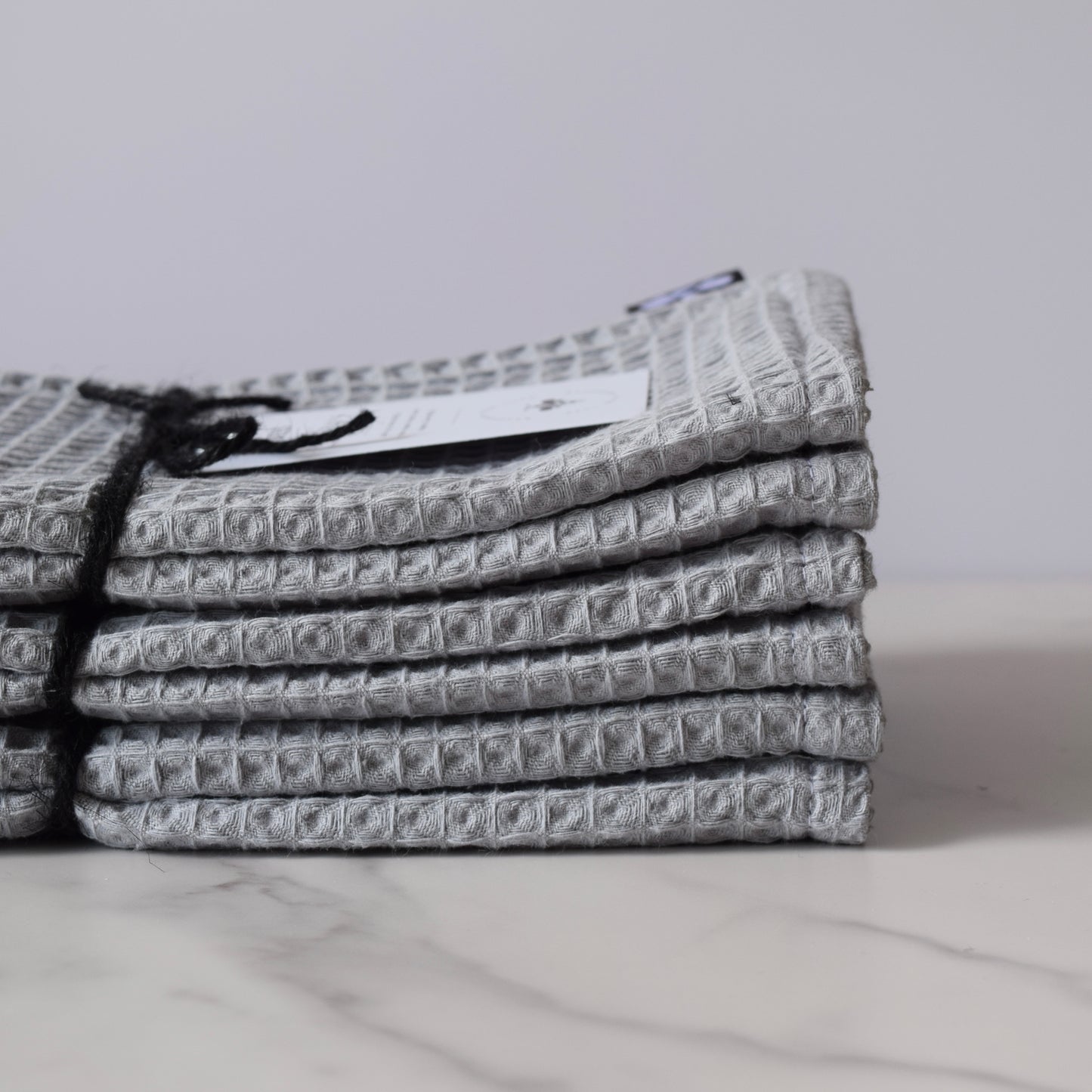 Extra -Strong Organic waffle Dishcloth-4-Ply Power. (Sage)