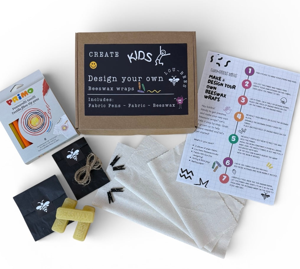 Kids Design-Your-Own Beeswax Wraps Kit