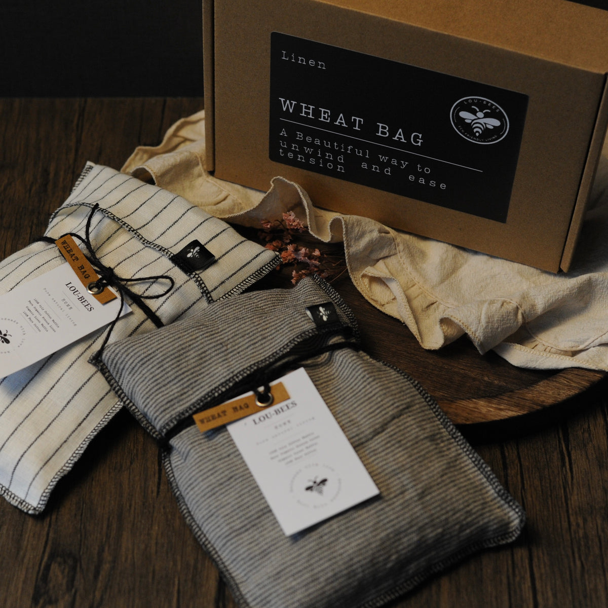 THE Linen Heat Pack | Removable Wheat Bag