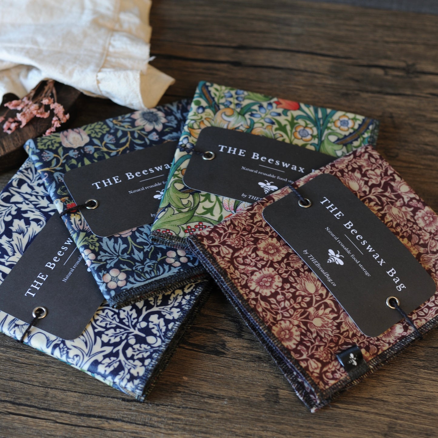THE William Morris Beeswax Bag | Strawberry Thief