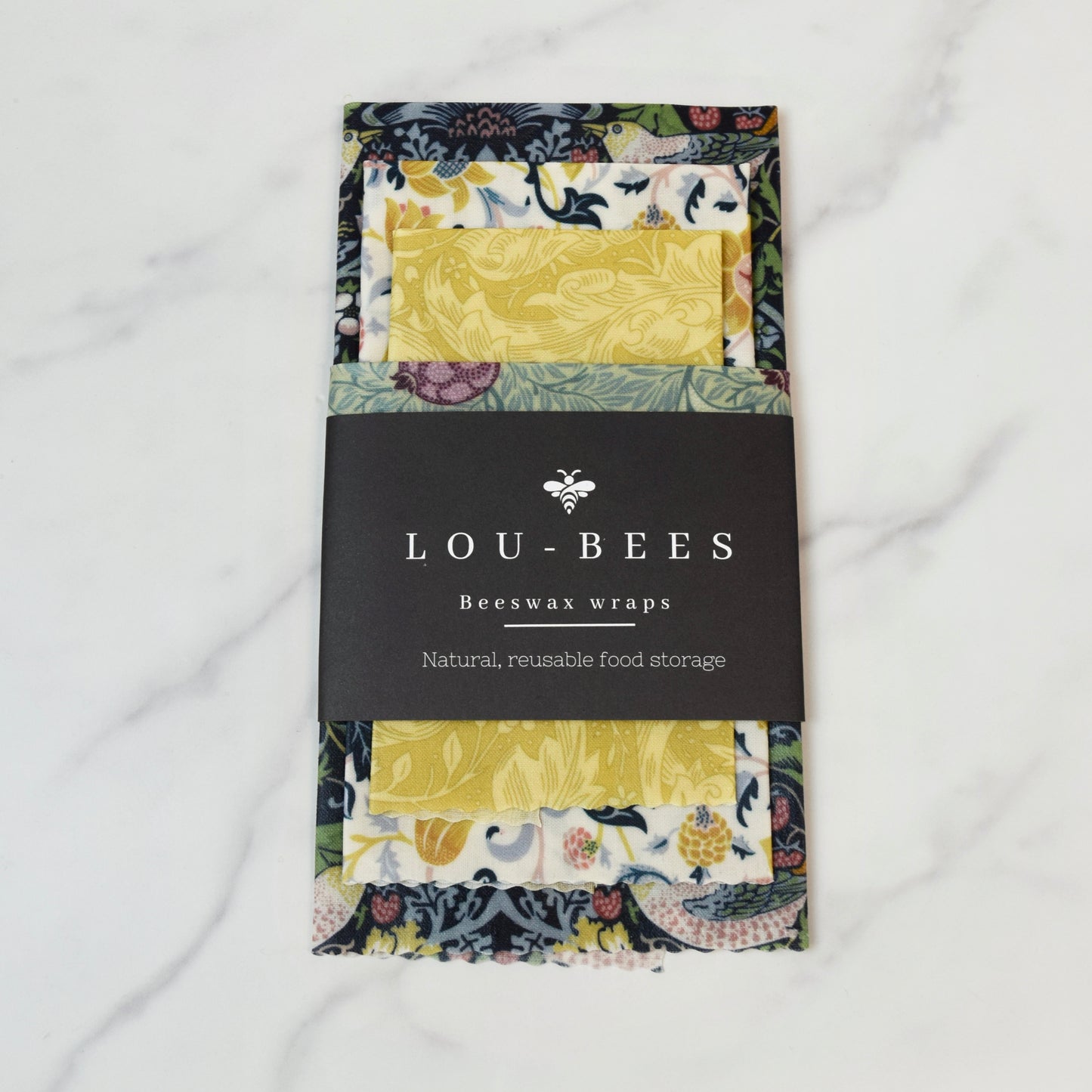 William Morris country View Beeswax wraps