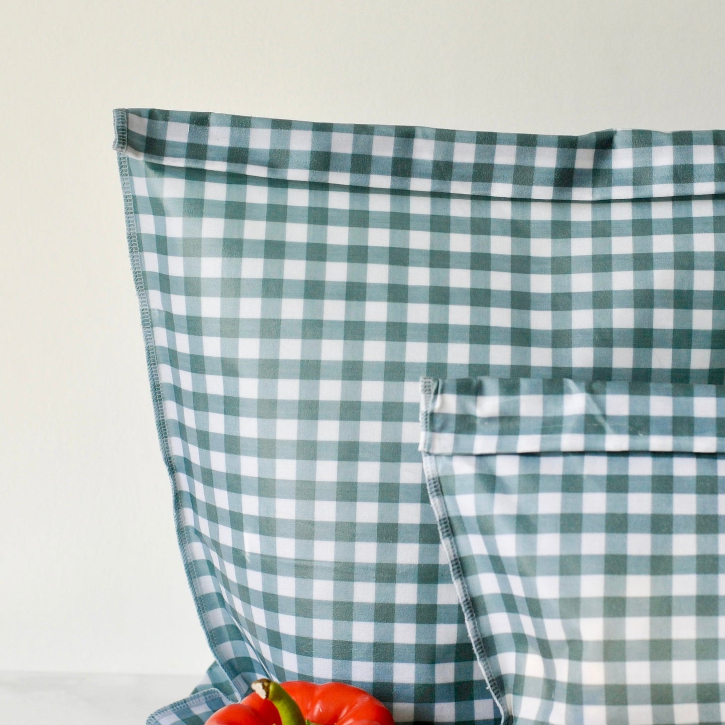 THE Beeswax Bag -Coastal Blue Check