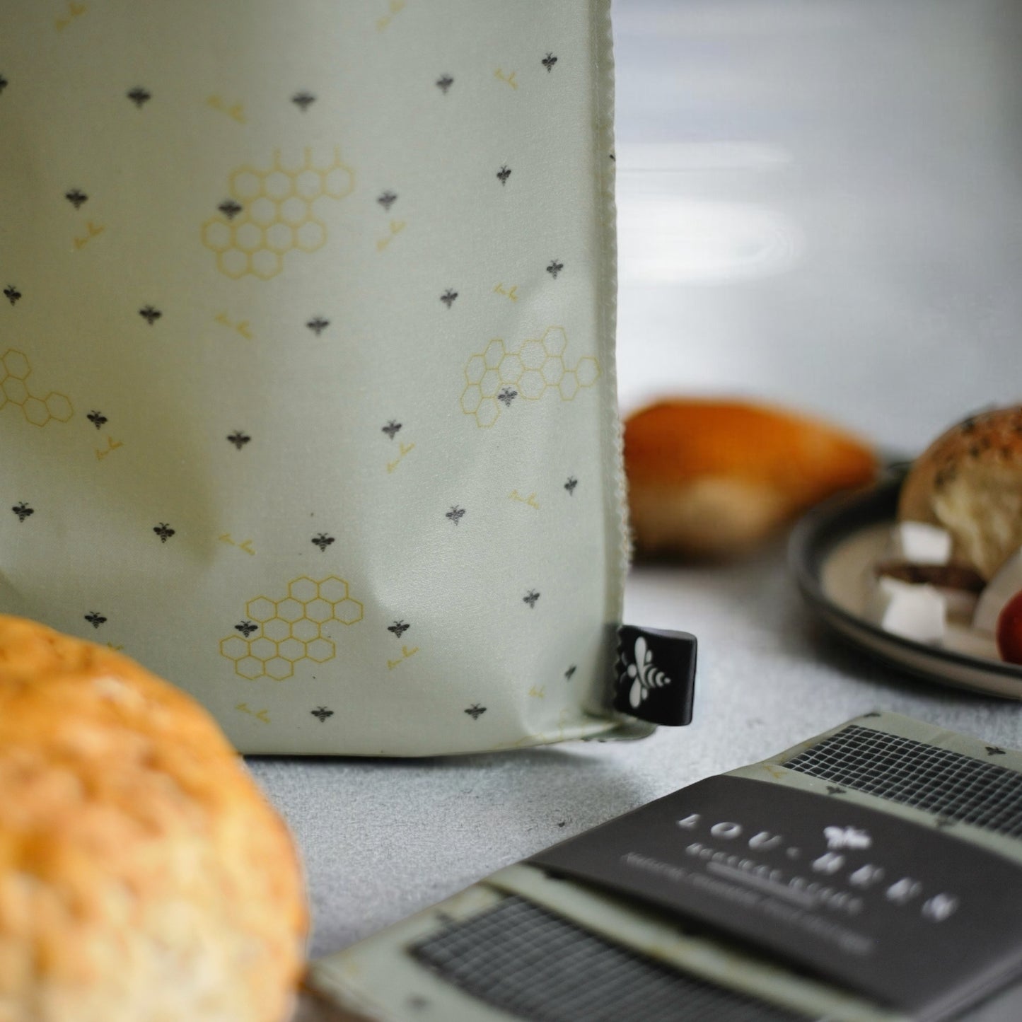 Lou-bees Sage Green Beeswax Bag