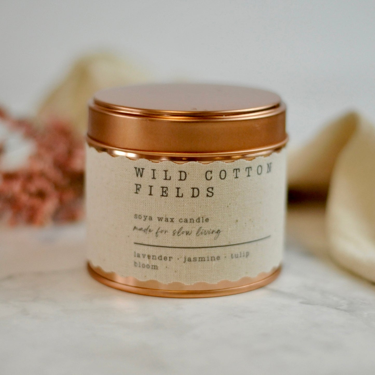 Wild Cotton Fields | Soy Wax Candle