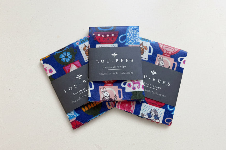 Ruby Star “Hello Alice” Beeswax Wrap – 13” Reusable Food Wrap