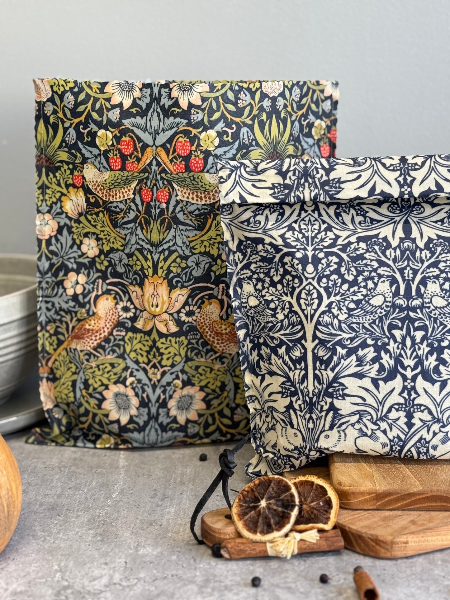 William Morris Beeswax Bag