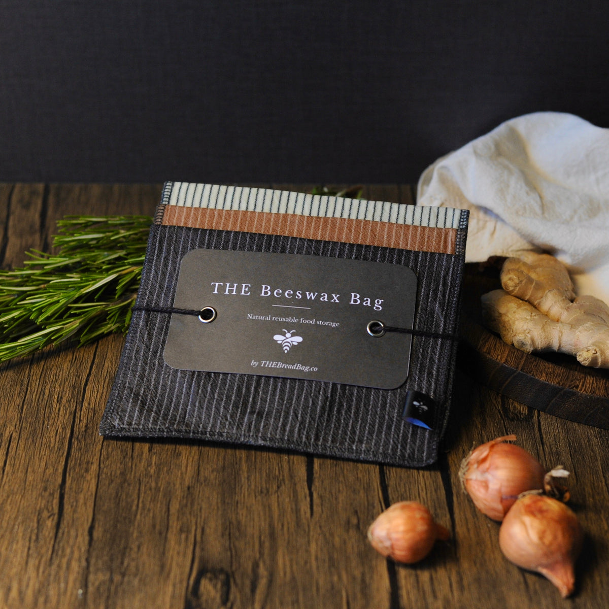 THE Small Pantry Bags | Set of 3 Beeswax Food Storage Bags