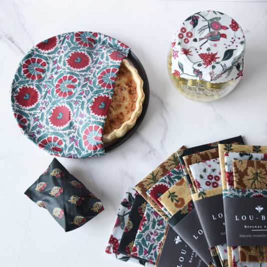 William Morris Indian Summer Beeswax Wraps