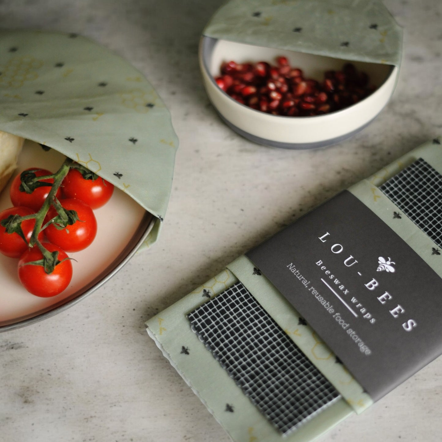 Lou-bees Sage-Green wraps