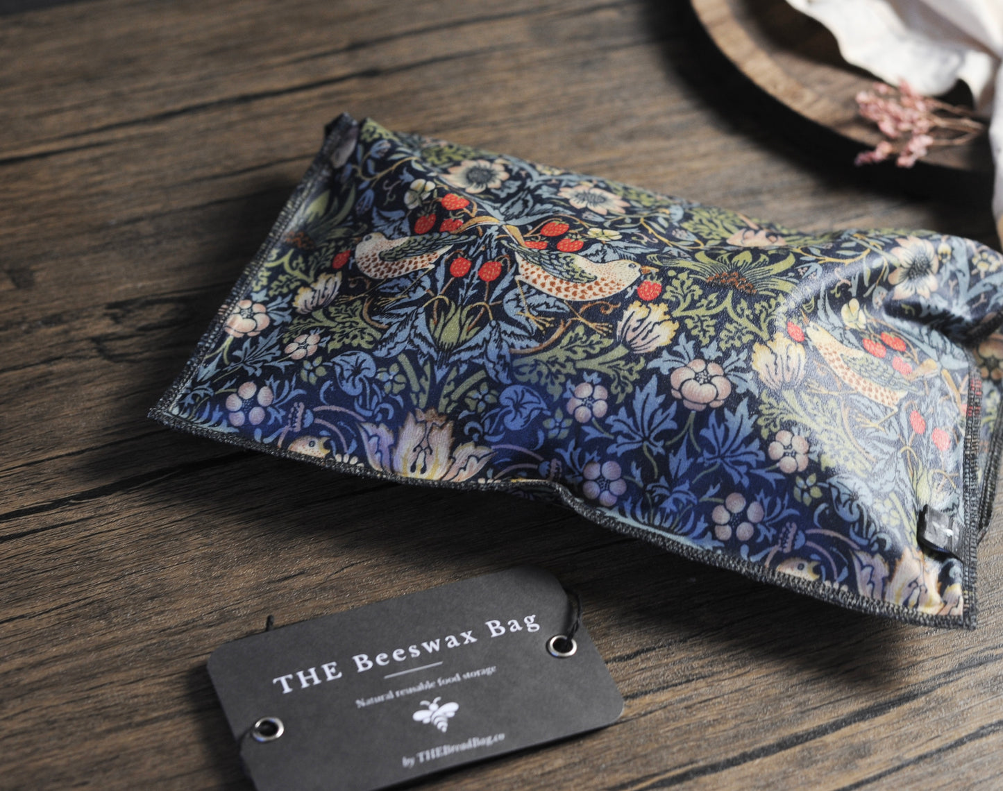 THE William Morris Beeswax Bag | Strawberry Thief