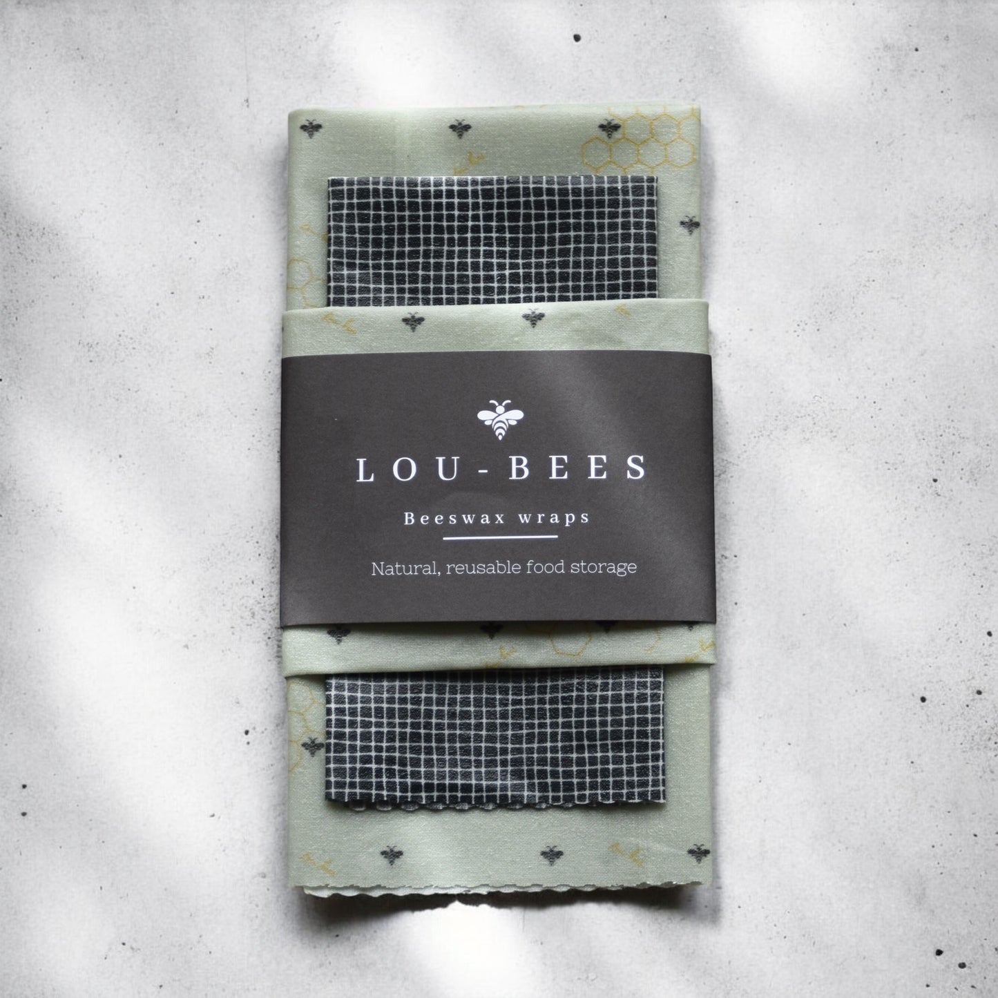 Lou-bees Sage-Green wraps