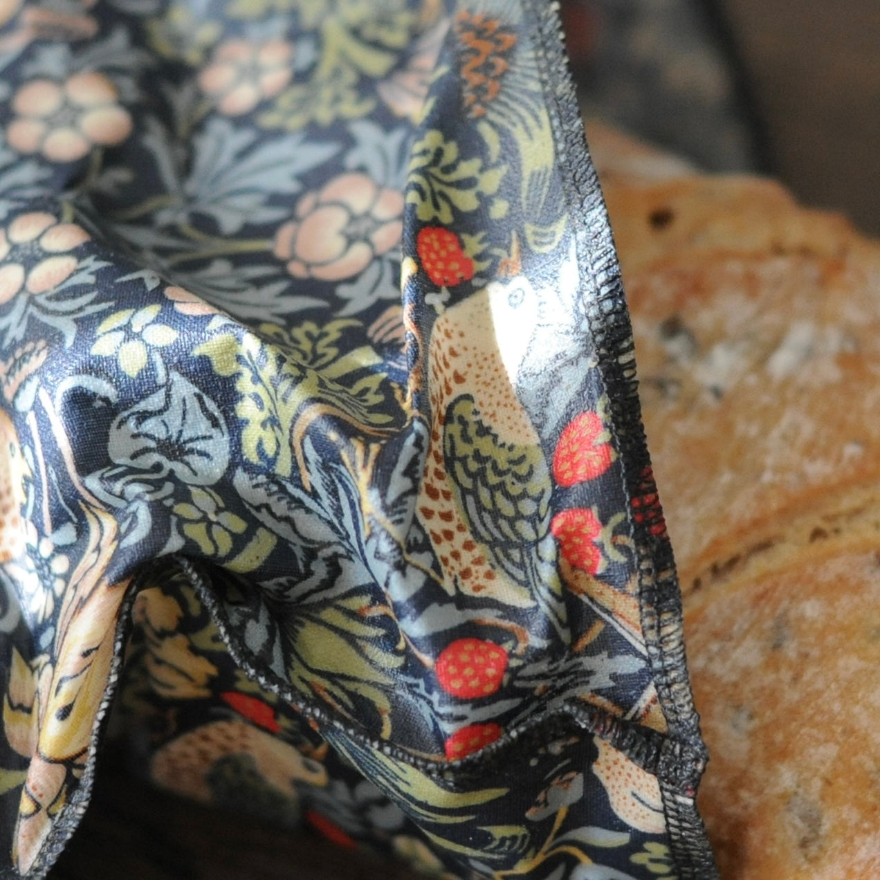THE William Morris Beeswax Bag | Strawberry Thief