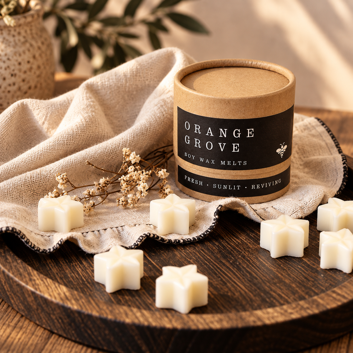 Orange Grove Soy Wax Melts | Fresh Citrus Home Fragrance