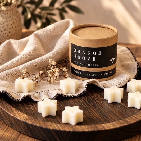 Orange Grove Soy Wax Melts | Fresh Citrus Home Fragrance