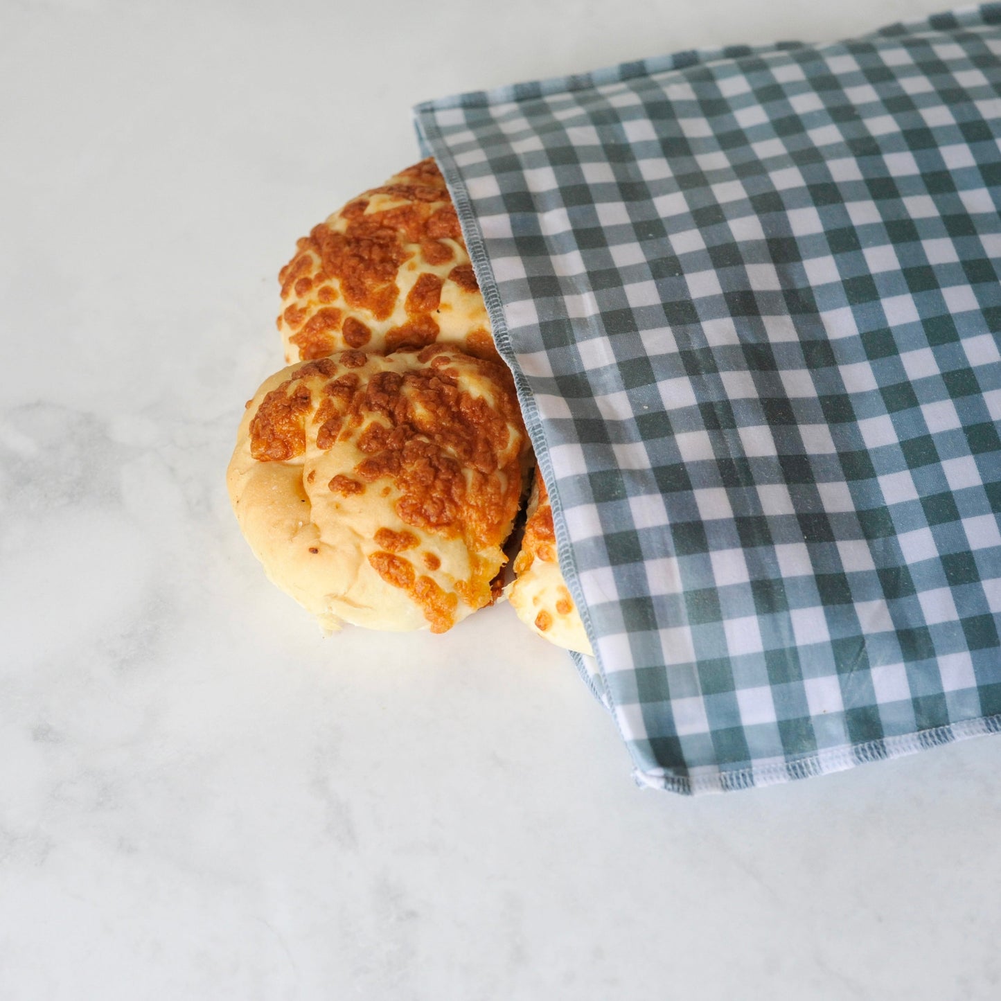 THE Beeswax Bag -Coastal Blue Check