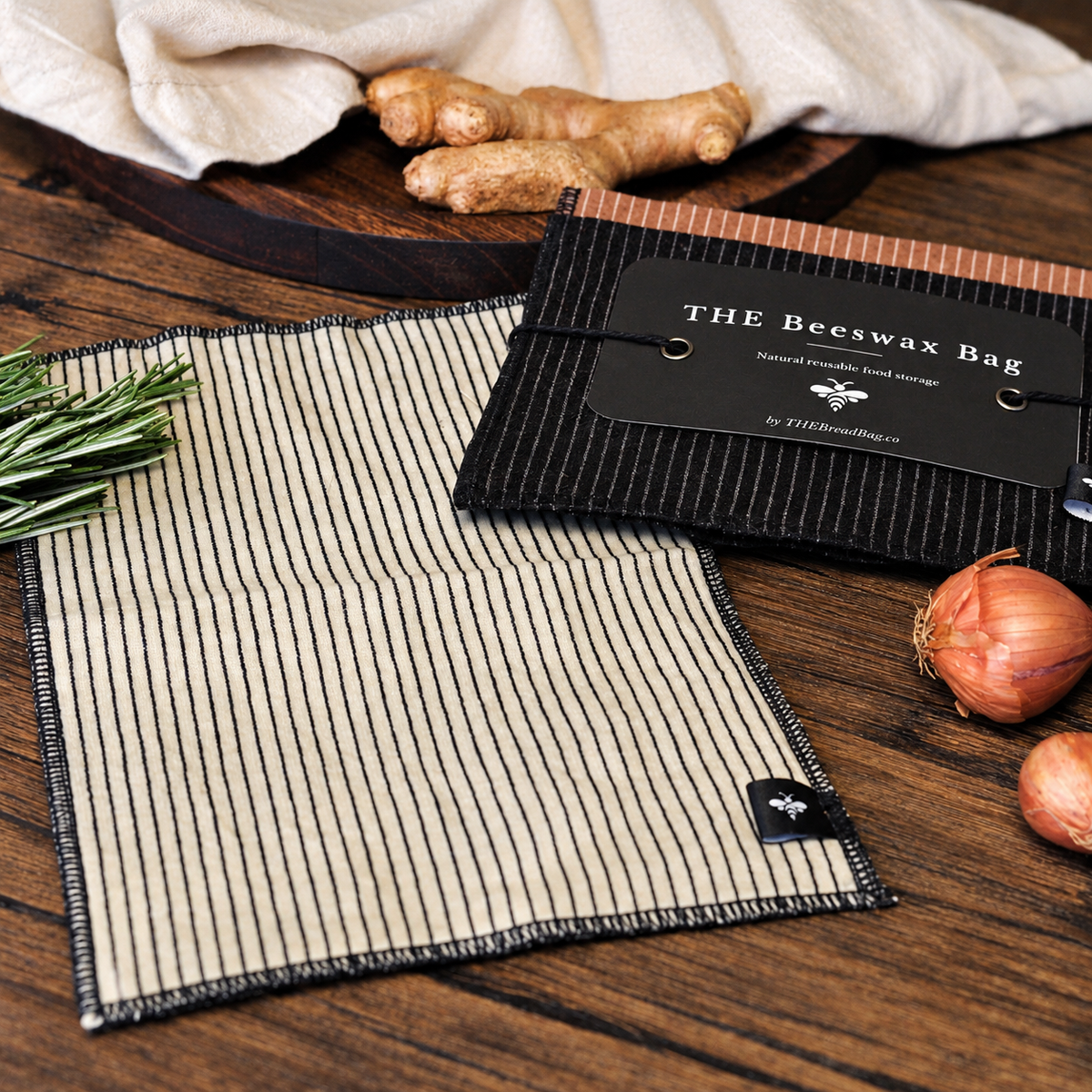 THE Small Pantry Bags | Set of 3 Beeswax Food Storage Bags