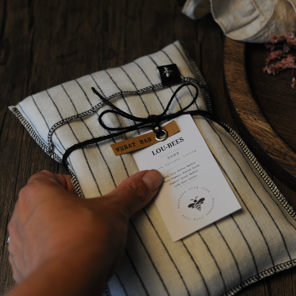 THE Linen Heat Pack | Removable Wheat Bag