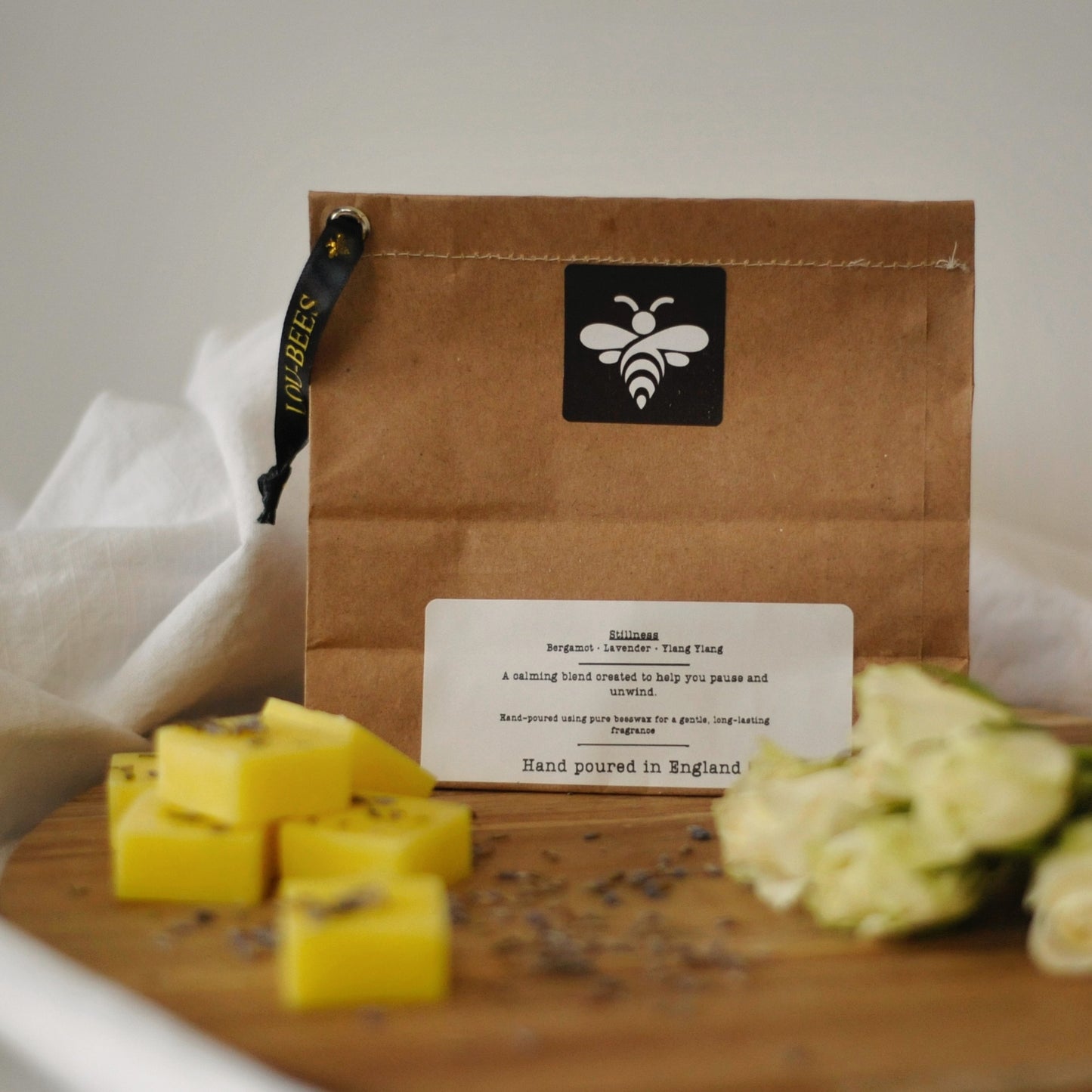 Stillness
Natural Beeswax Melts (Lavender Blend)