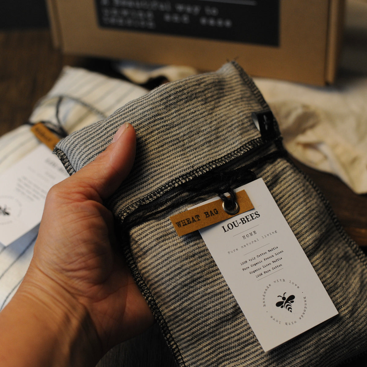 THE Linen Heat Pack | Removable Wheat Bag
