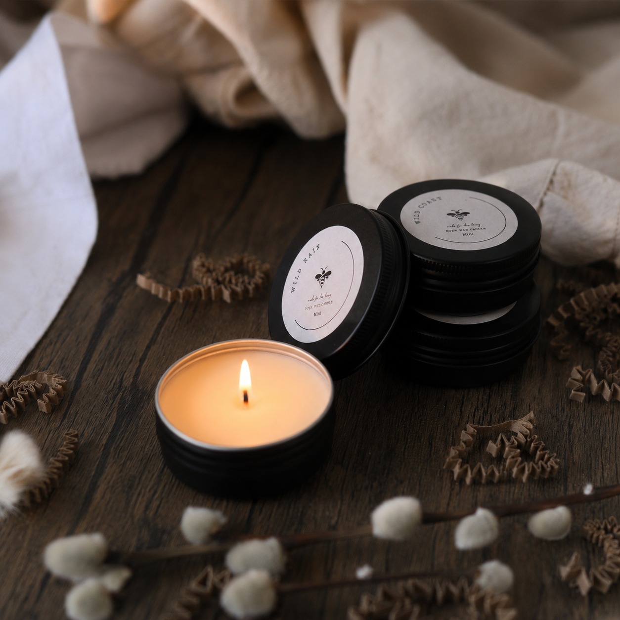The Wild Collection Discovery Set | 3 Mini Soy Candles