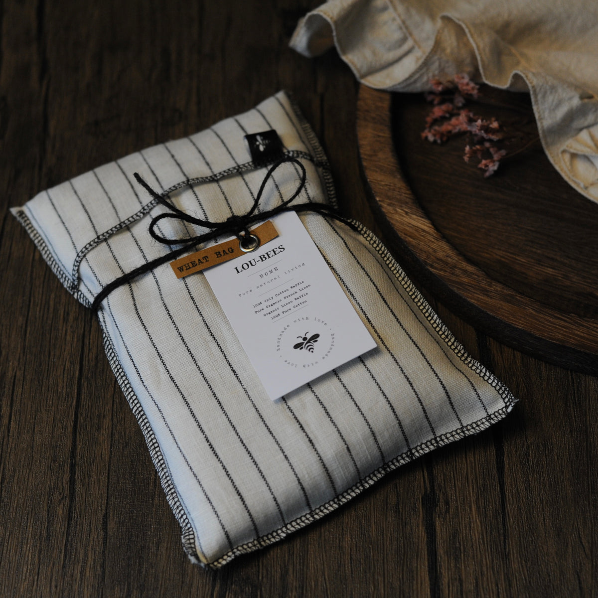 THE Linen Heat Pack | Removable Wheat Bag