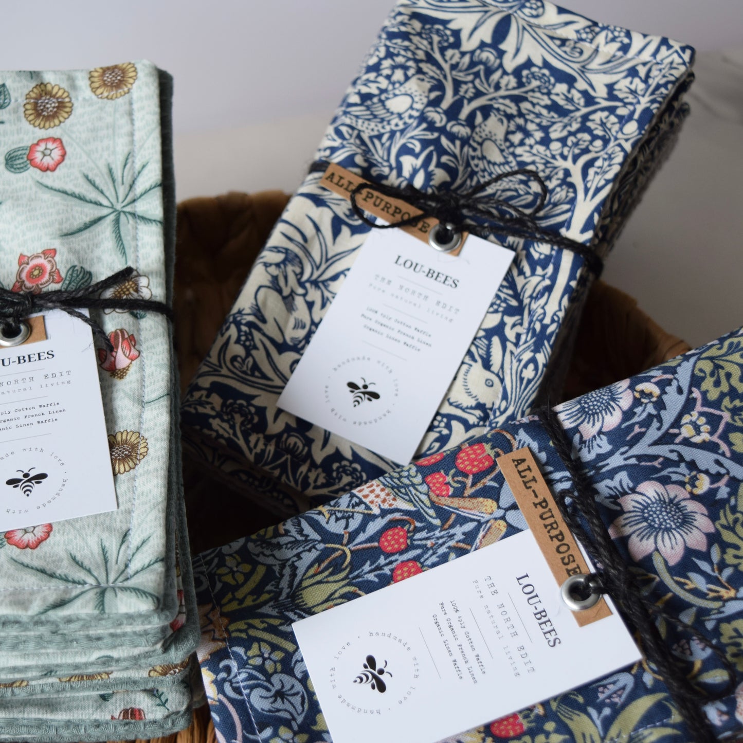 All Purpose Cloth William Morris (Strawberry Thief)