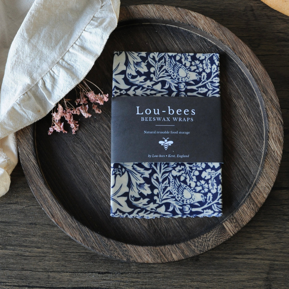 William Morris Beeswax Wraps – Single 14” × 11” | Choose Your Design