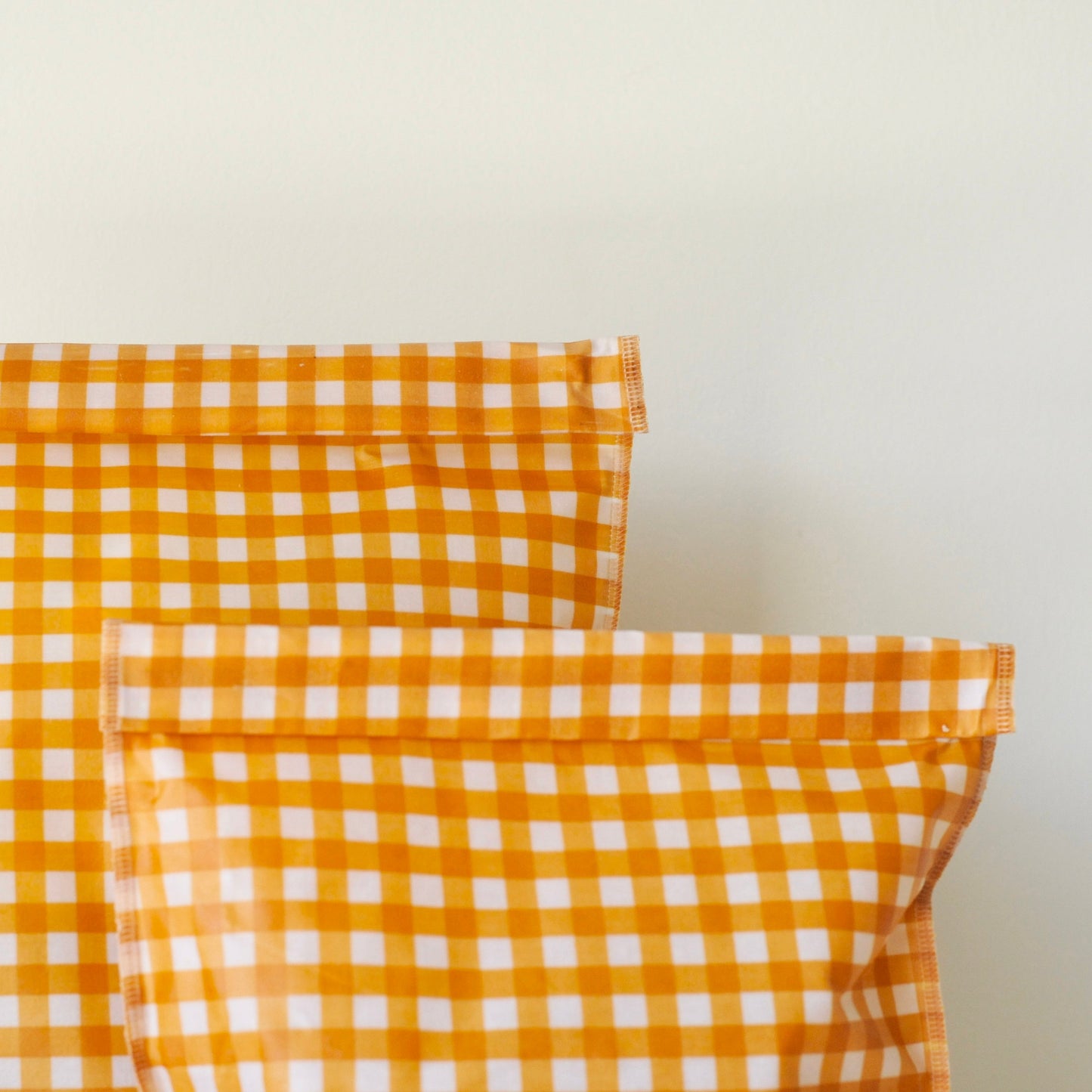 THE Beeswax Bag - Buttermilk Check