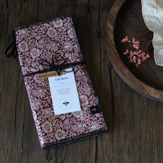 William Morris Heritage Mallow Wine Dishcloths | Pack of 2