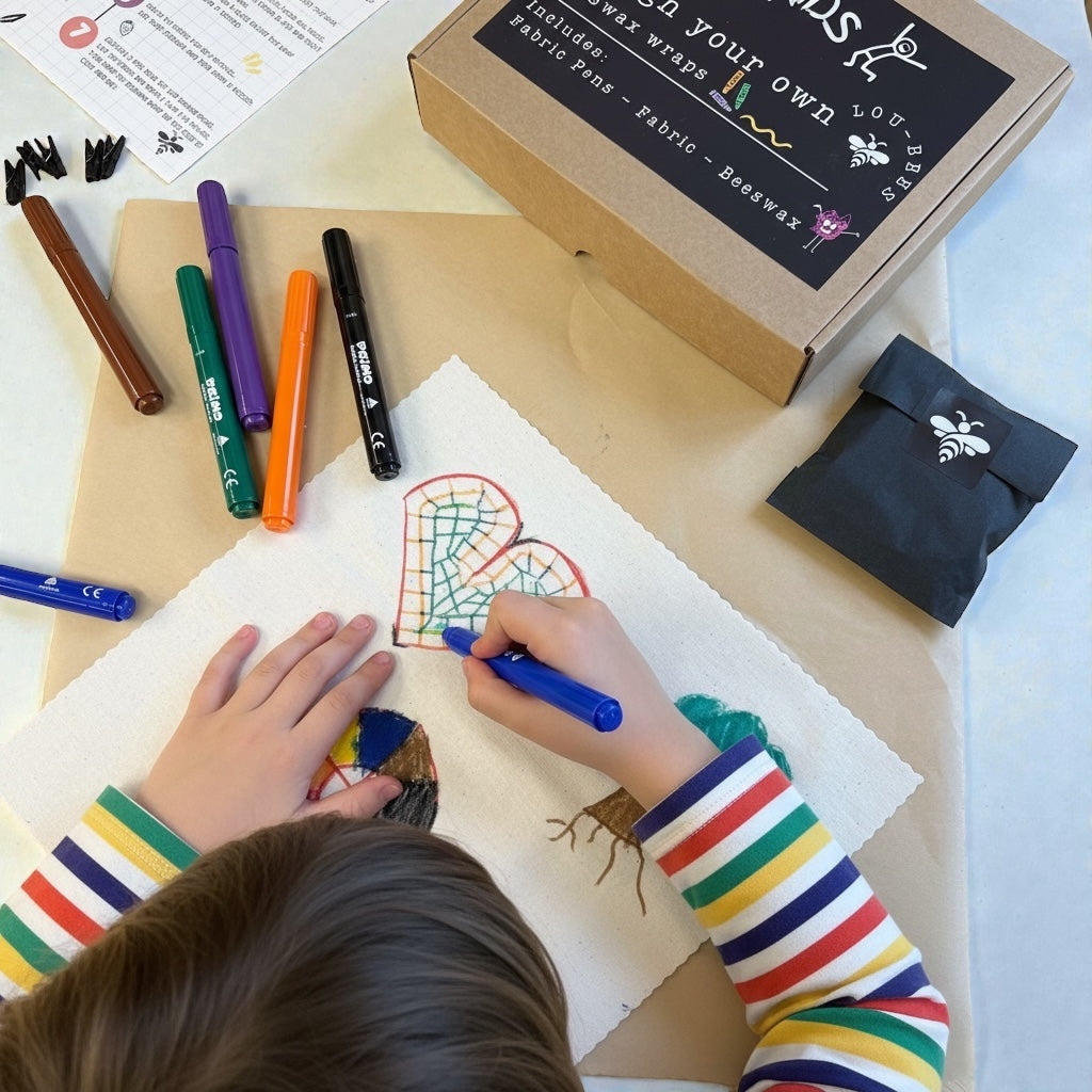 Kids Design-Your-Own Beeswax Wraps Kit