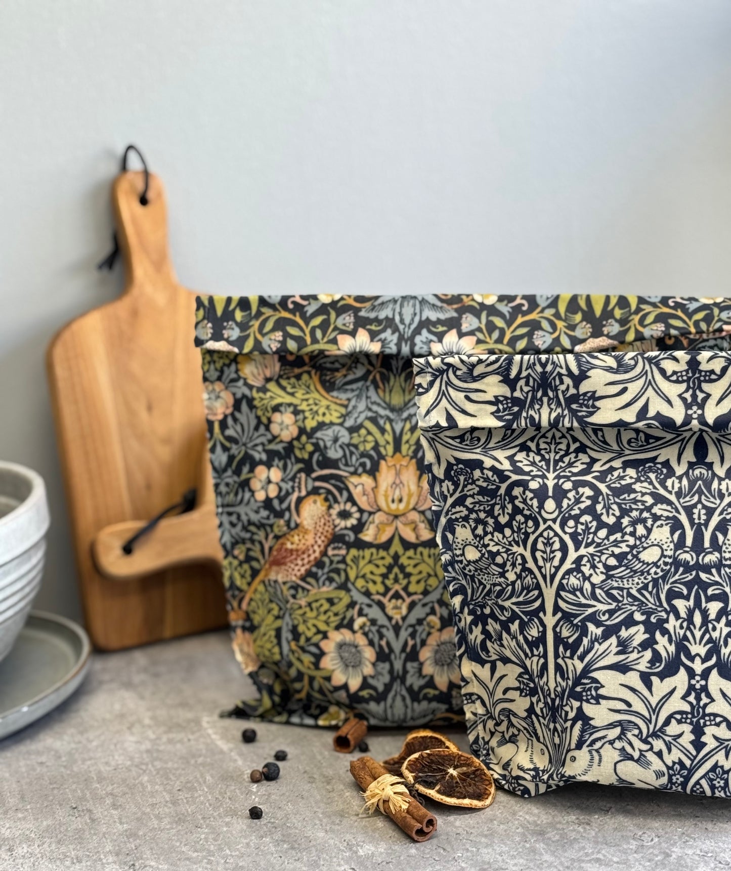 William Morris Beeswax Bag