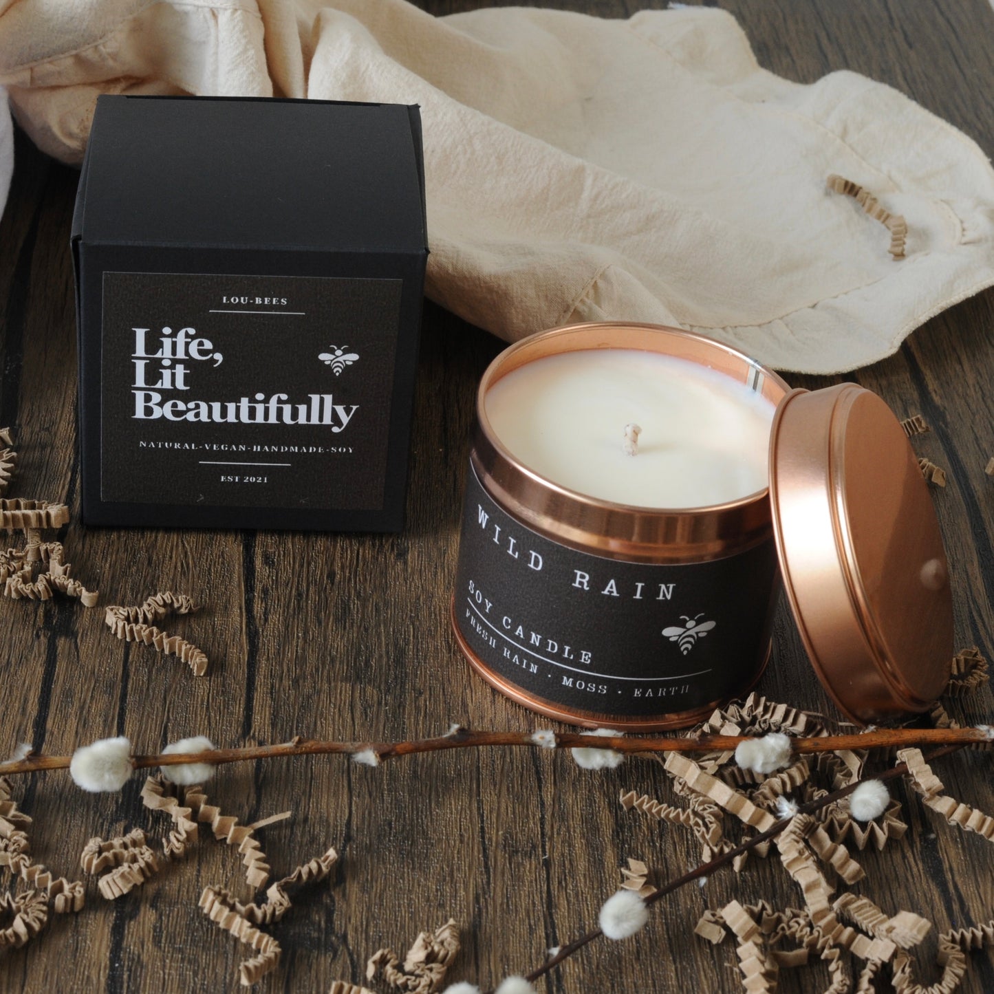 Wild Rain | 20cl Luxury Soy Candle