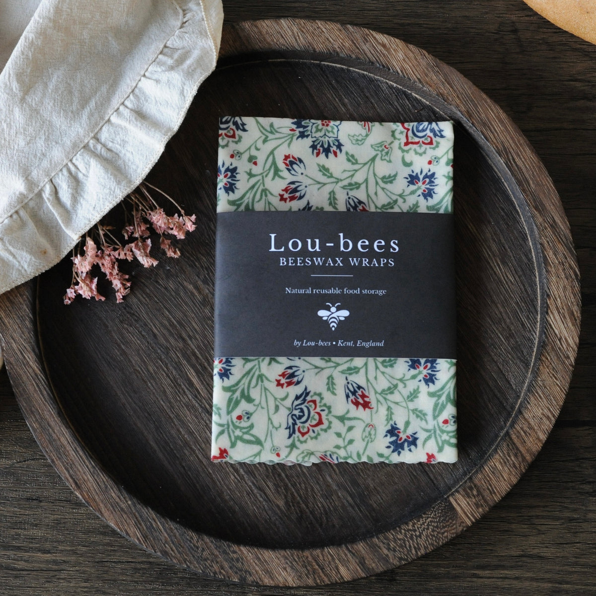 William Morris Beeswax Wraps – Single 14” × 11” | Choose Your Design