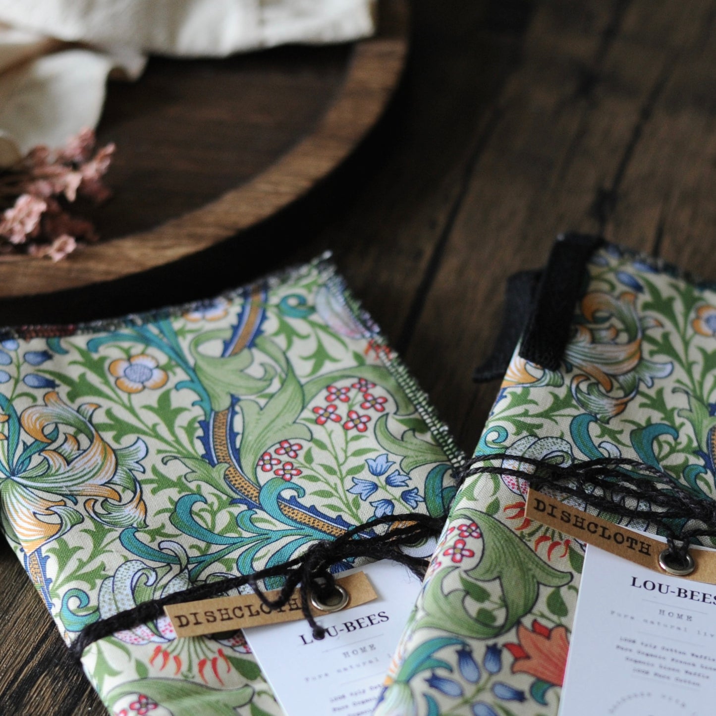 William Morris Heritage Golden Lily Dishcloths | Pack of 2