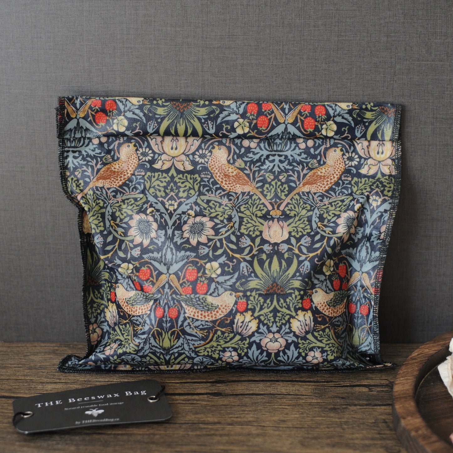 THE William Morris Beeswax Bag | Strawberry Thief
