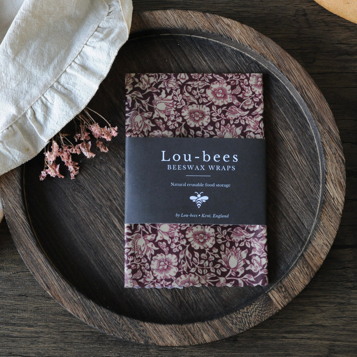 William Morris Beeswax Wraps – Single 14” × 11” | Choose Your Design