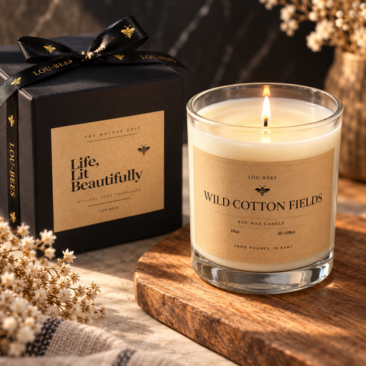 Wild Cotton Fields Soy Wax Candle – 10oz | Clearance