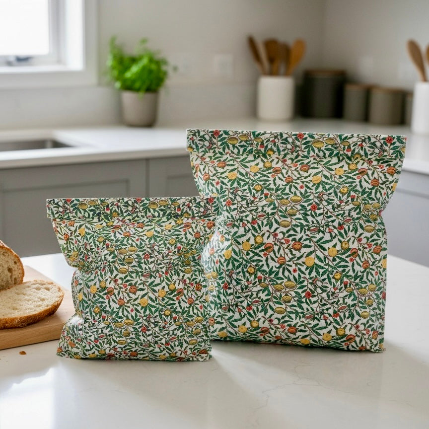THE Bread Bag-William Morris Pomegranate