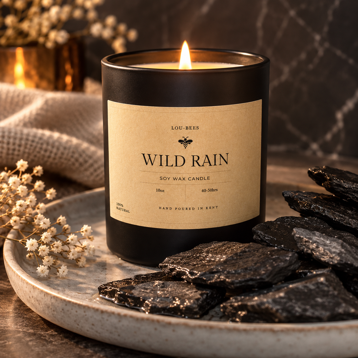 Wild Rain Soy Wax Candle – 10oz | Clearance